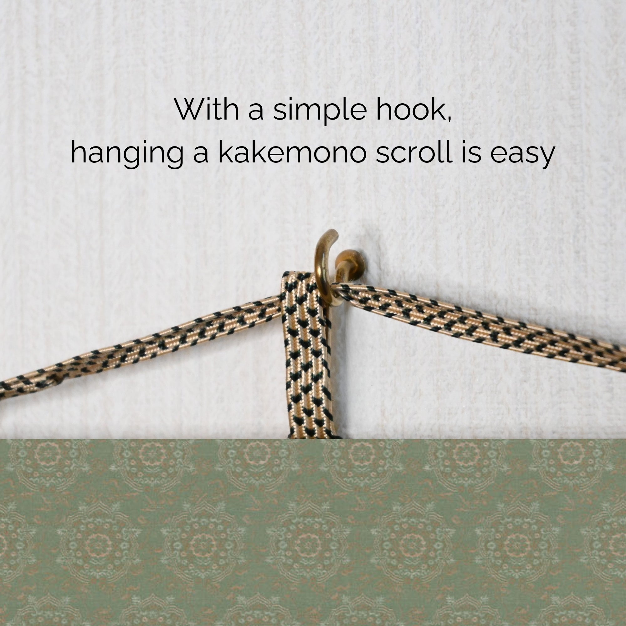 Japanese Matcha Kakemono Wall Scroll – Matcha Whisk and Tea Ceremony