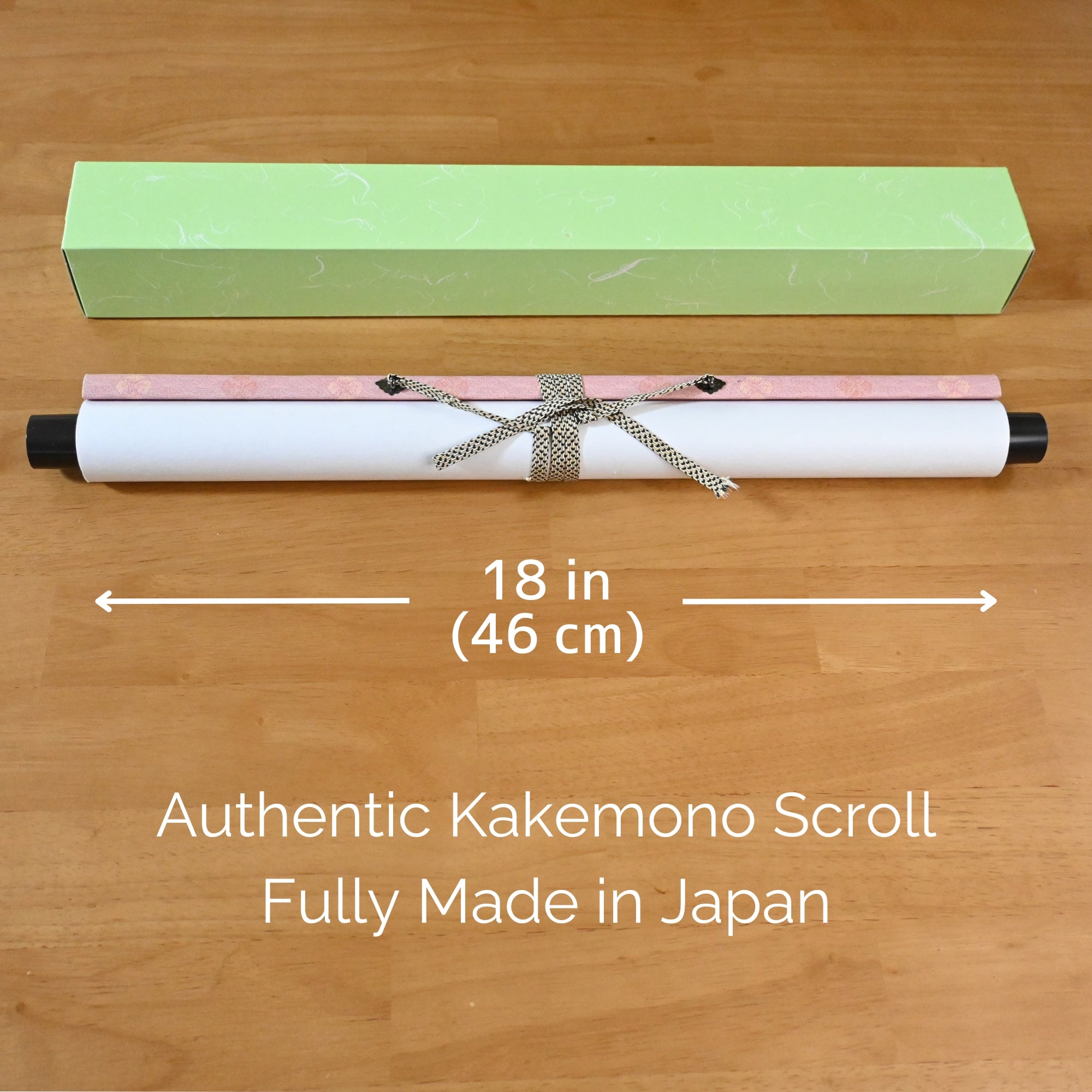 Anime japonais Sakura Kakemono Wall Scroll – Femmes en kimono avec pagode 